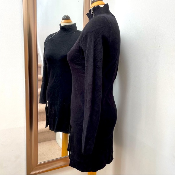 Cable and Gauge mock neck knit dress. - Picture 3 of 5